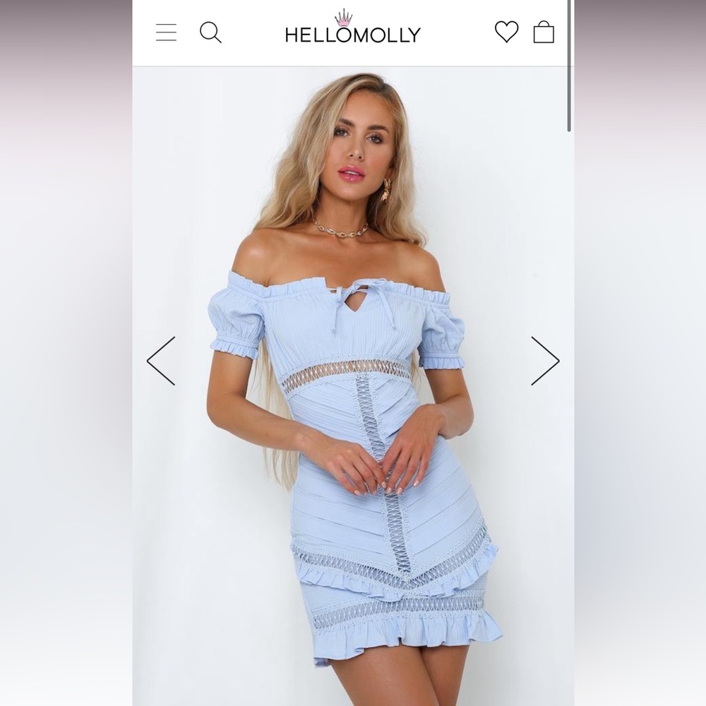 Light blue dress